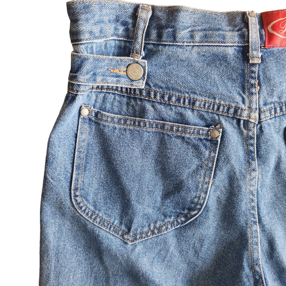 Vtg 80s 90s Be Bop High Rise Button Fly Jeans 100% Cotton USA Made Sz 9 (30×32) - Picture 10 of 15